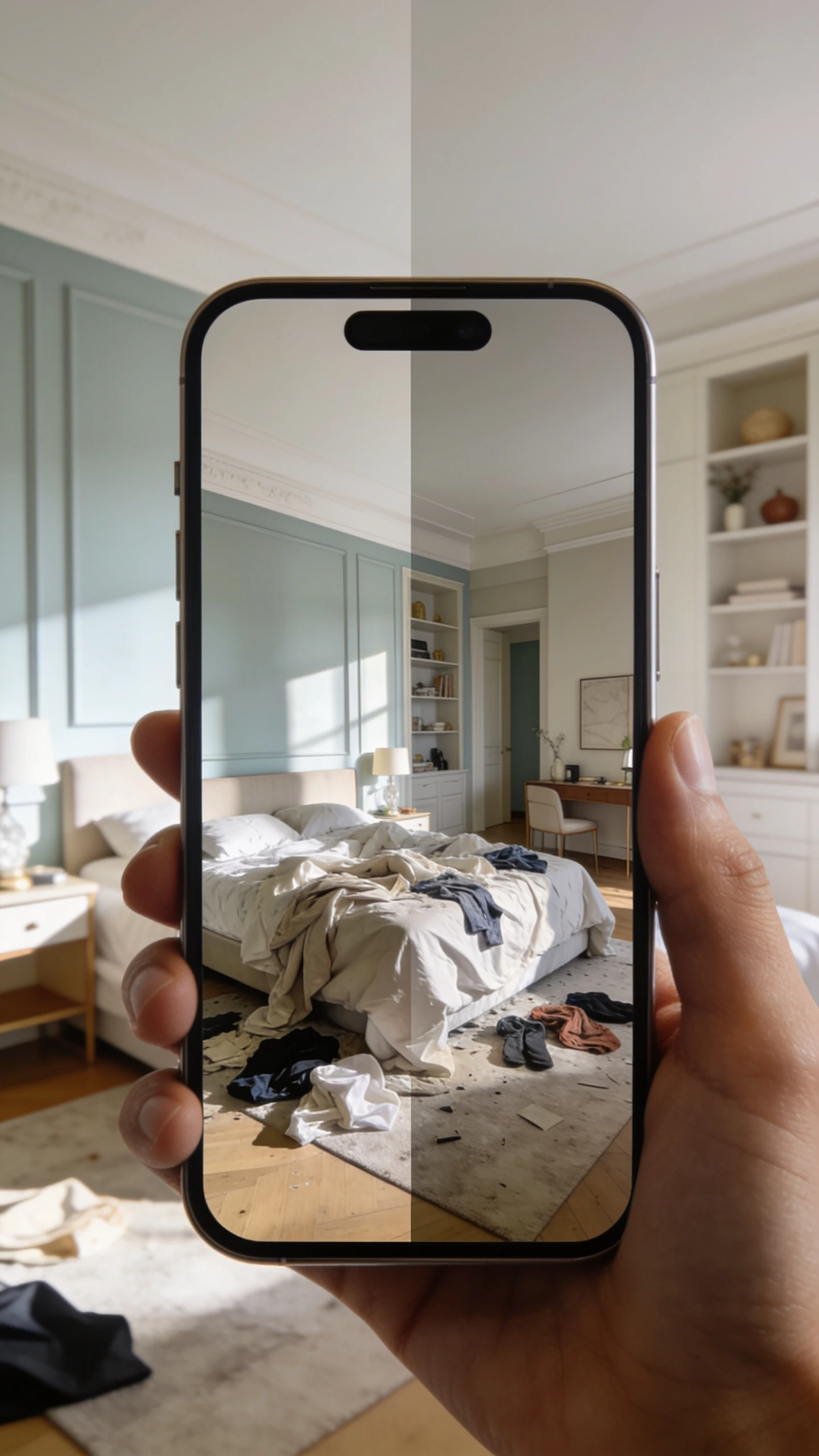 Photographier sa chambre avant de la redécorer
