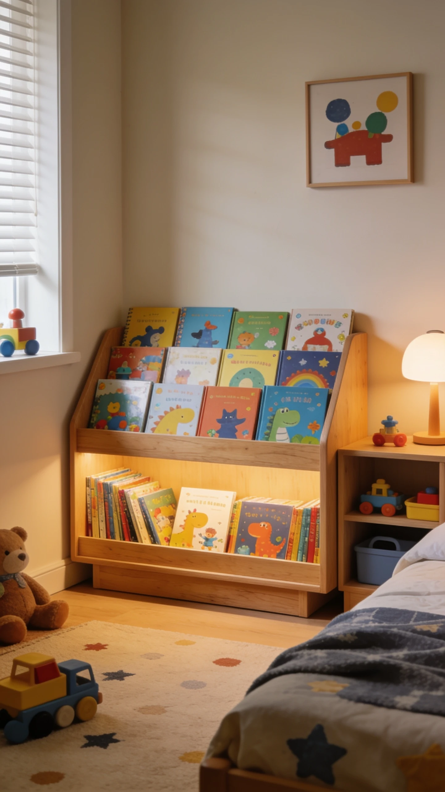 Prévois un rangement spécifique pour les livres
