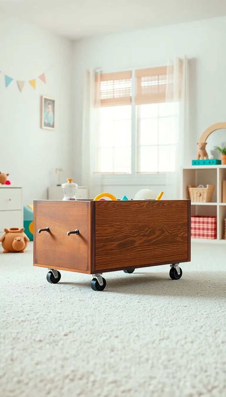 Transforme un vieux tiroir en malle à jouets