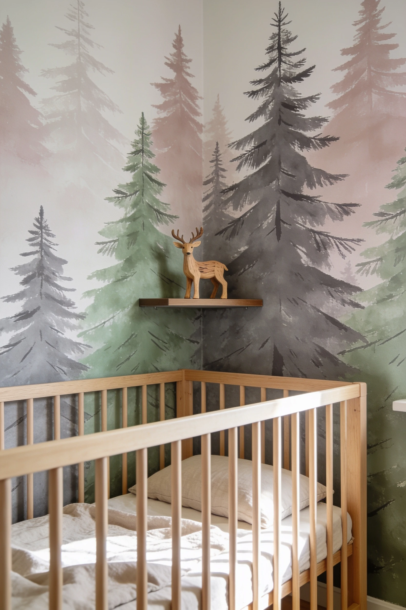 Un thème nature ou forêt scandinave, tout en douceur