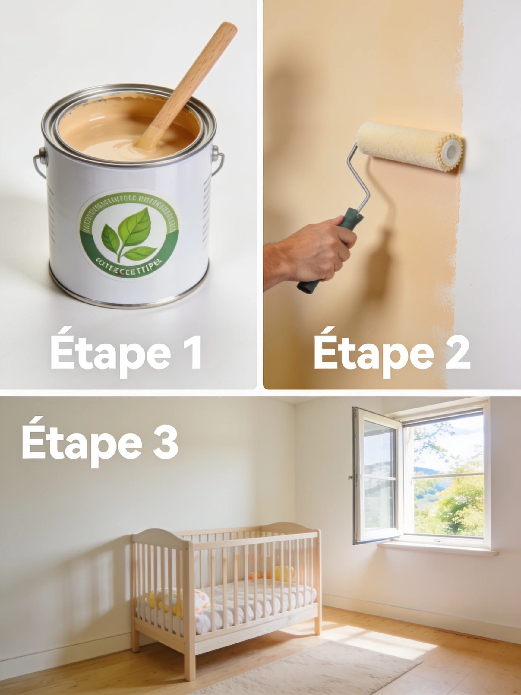 Une peinture à faible émission de composés volatils