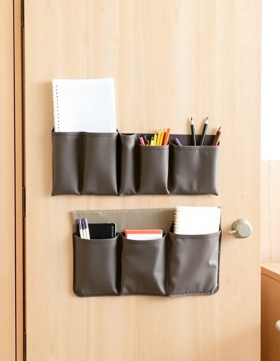 Utilise la porte comme surface décorative