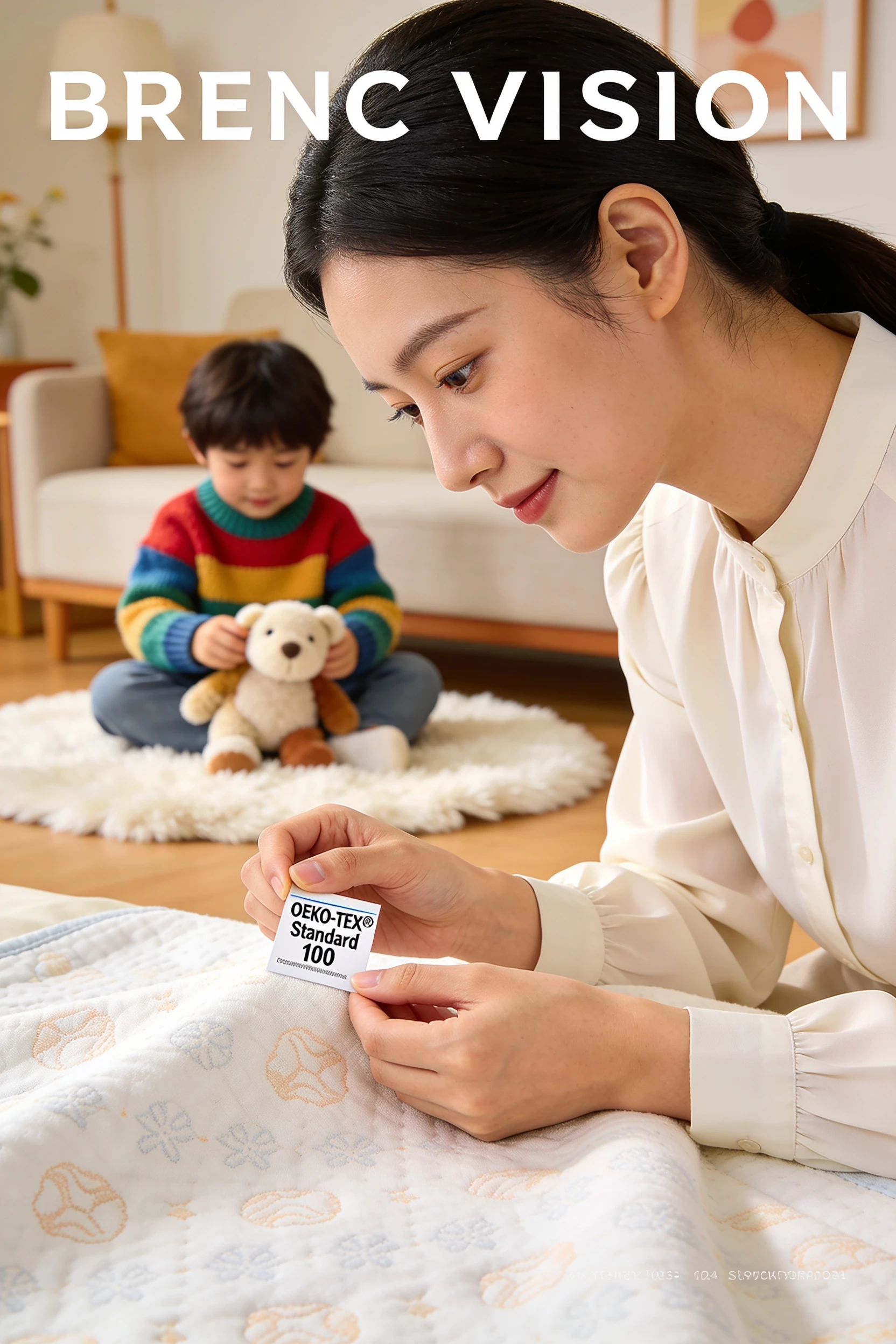 Vérifier la certification OEKO-TEX de tout le textile de la chambre