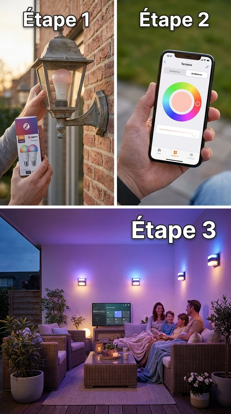 Ampoules Connectées Zigbee avec Variation Couleur