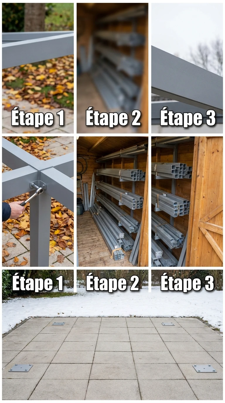Autoportante Démontable et Stockable