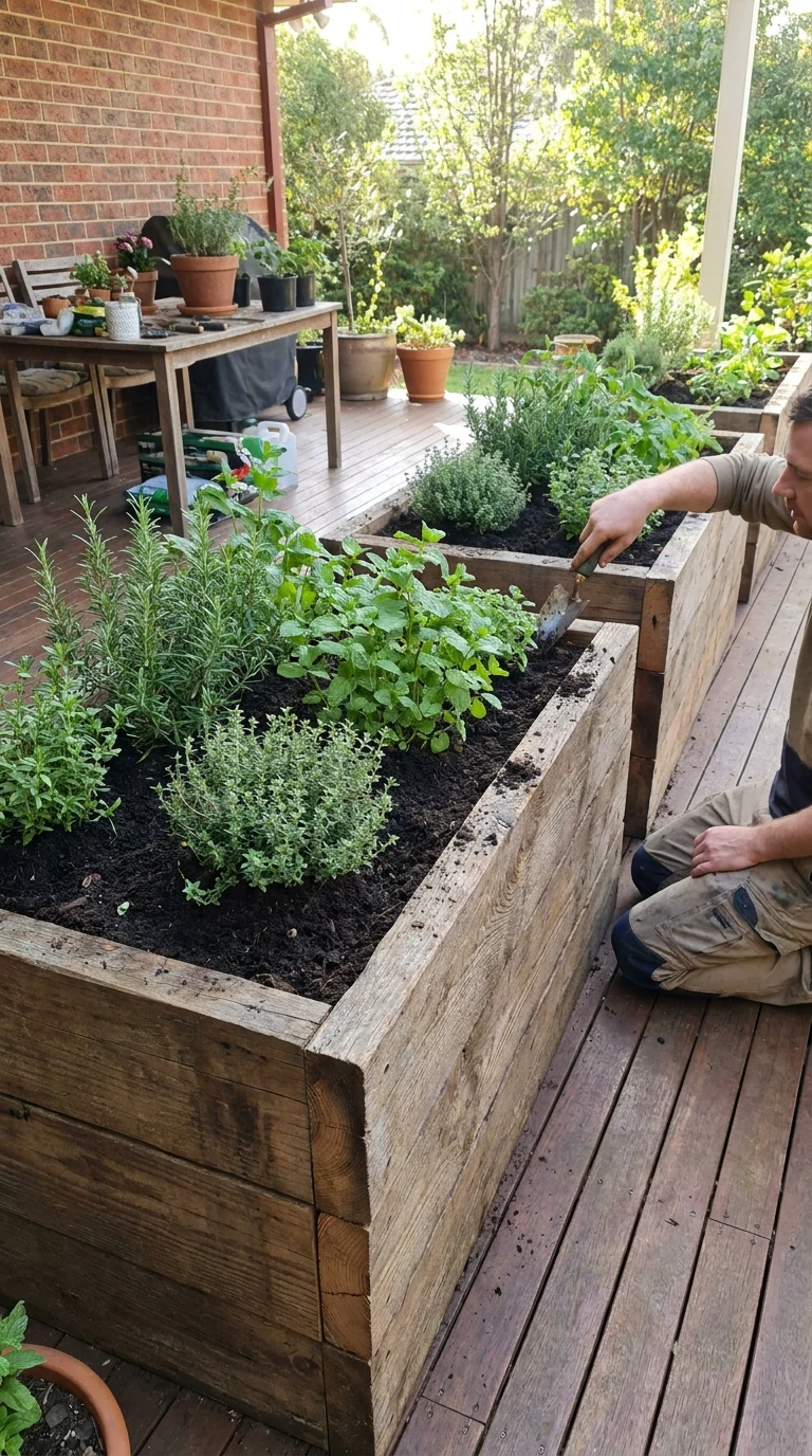 Bacs Surélevés 80cm de Hauteur Bois Douglas