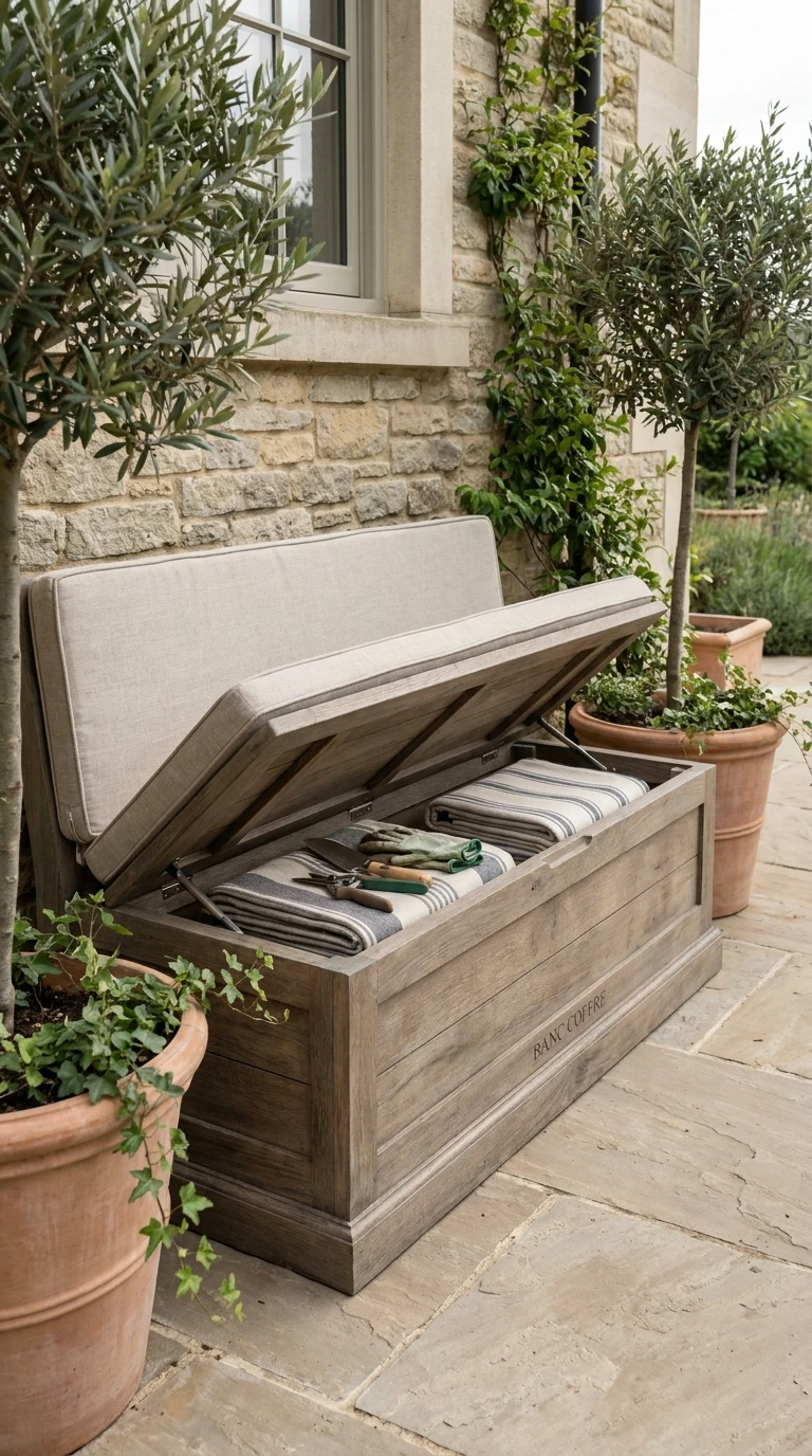 Banc Coffre : Assise et Rangement en Un Seul Meuble
