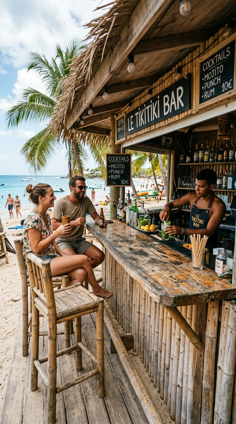 Bar de Plage avec Comptoir Outdoor
