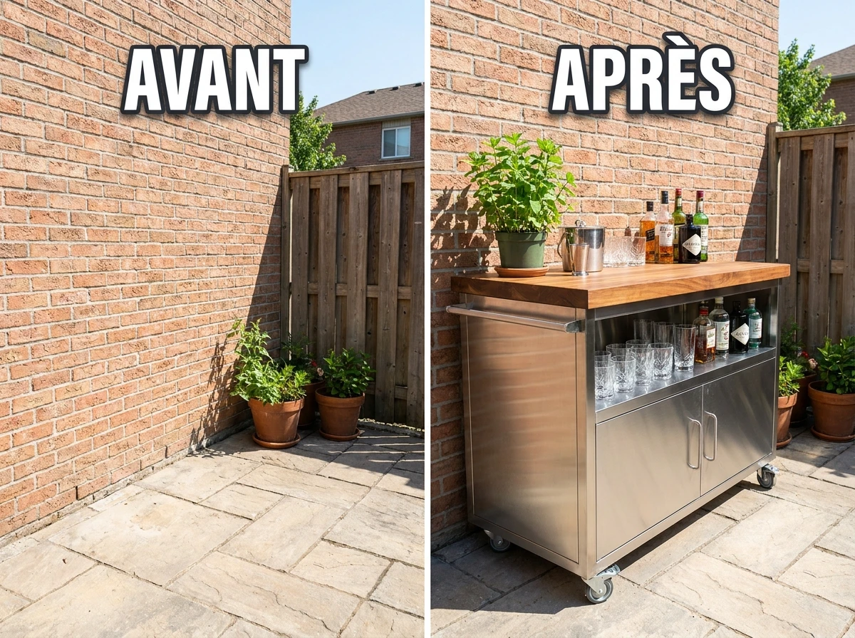 Bar Extérieur sur Roulettes