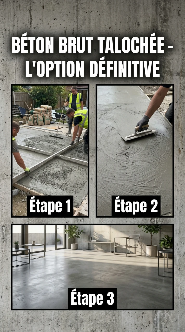 Béton Brut Talochée - l'Option Définitive