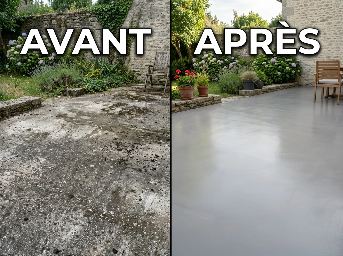 Béton Ciré Satiné Gris Perle
