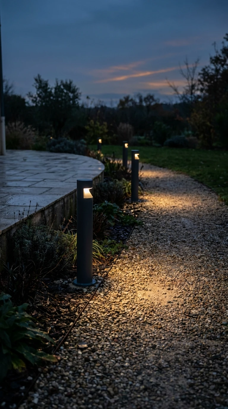 Bornes de Jardin LED Chemin et Bordures