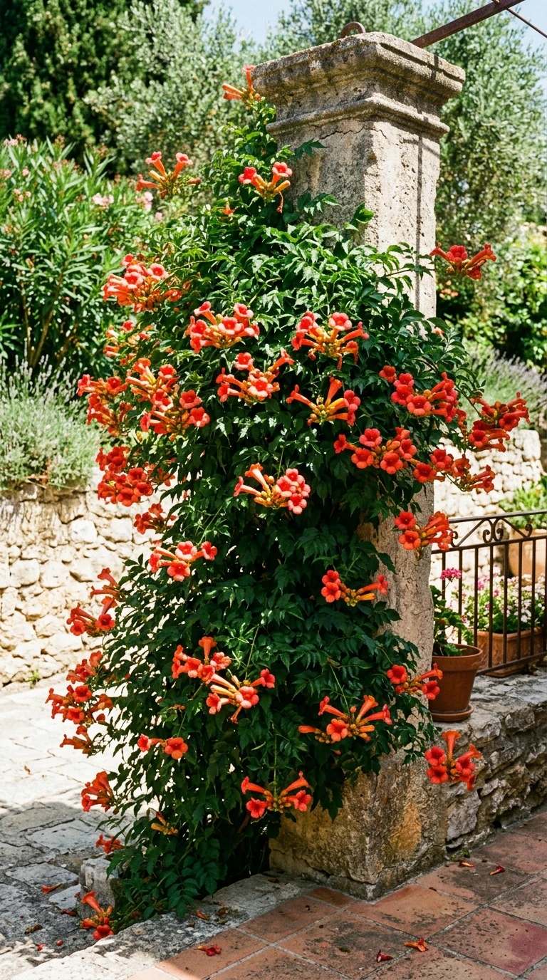 Campsis Radicans - La Trompette d'Été