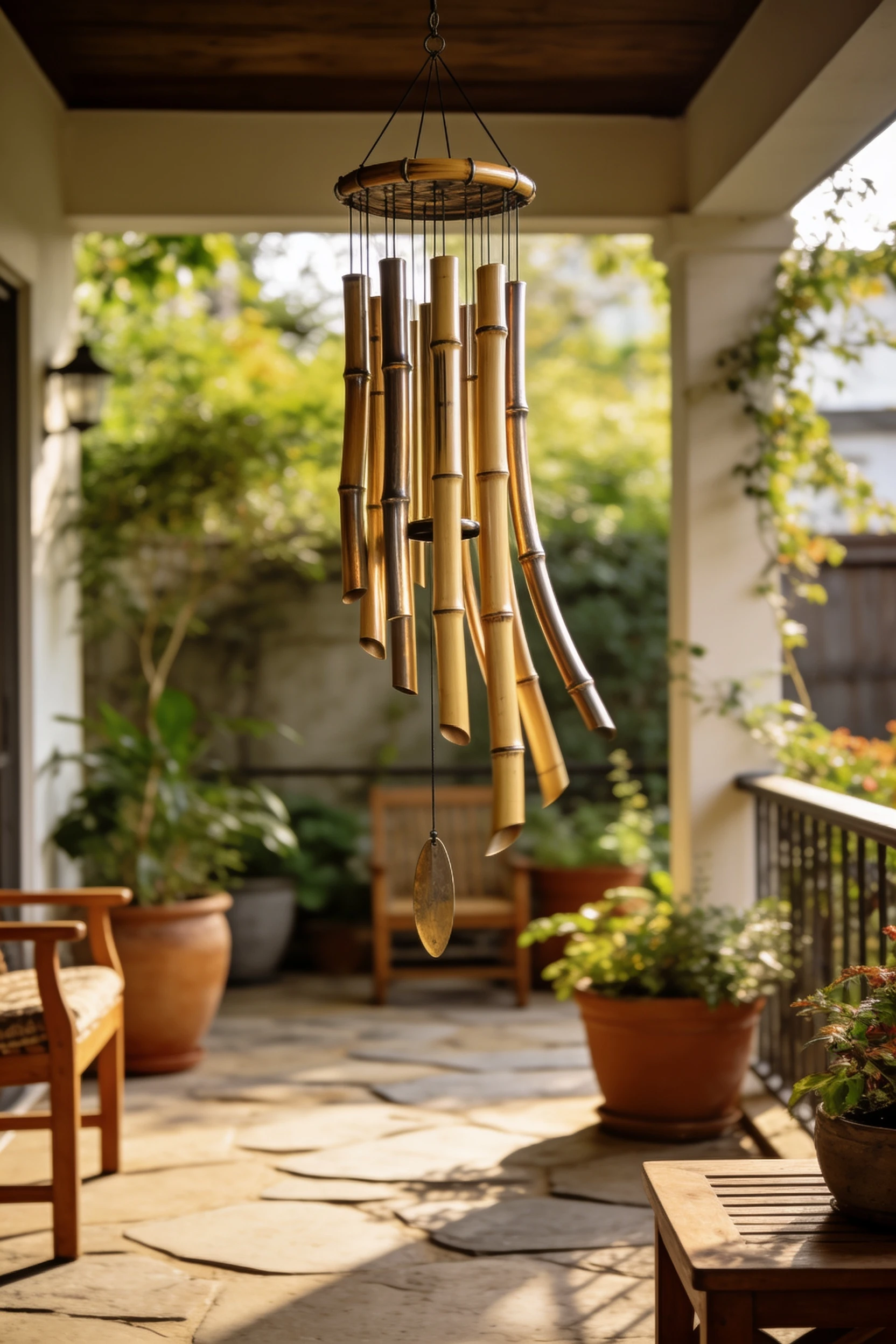 Carillon de Jardin en Bambou ou en Métal