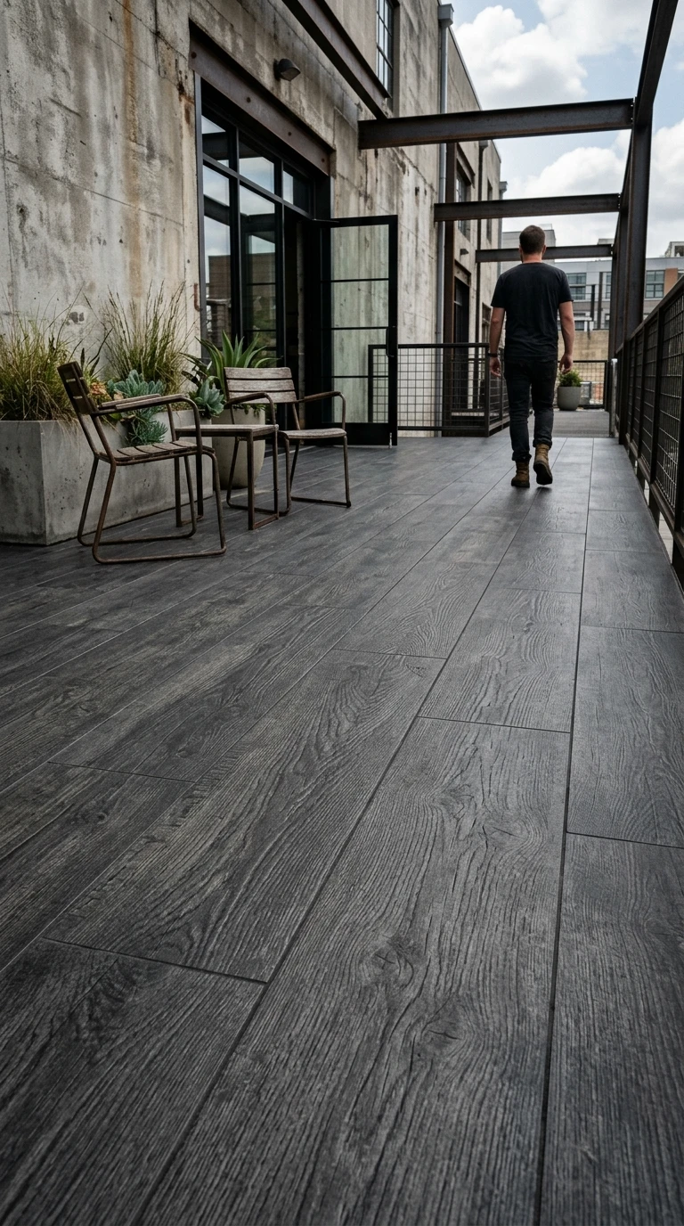 Carrelage Imitation Bois Anthracite
