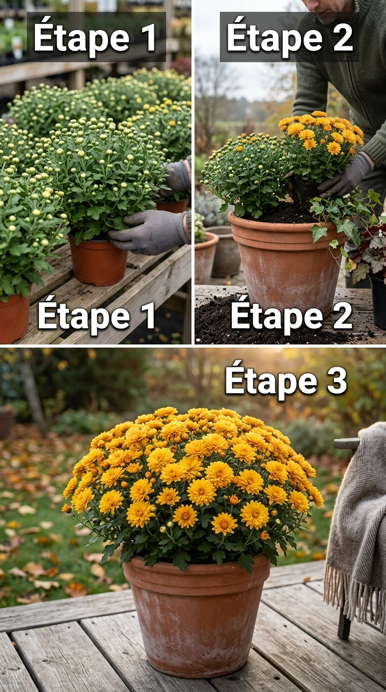 Chrysanthèmes Vivaces - Octobre à Novembre