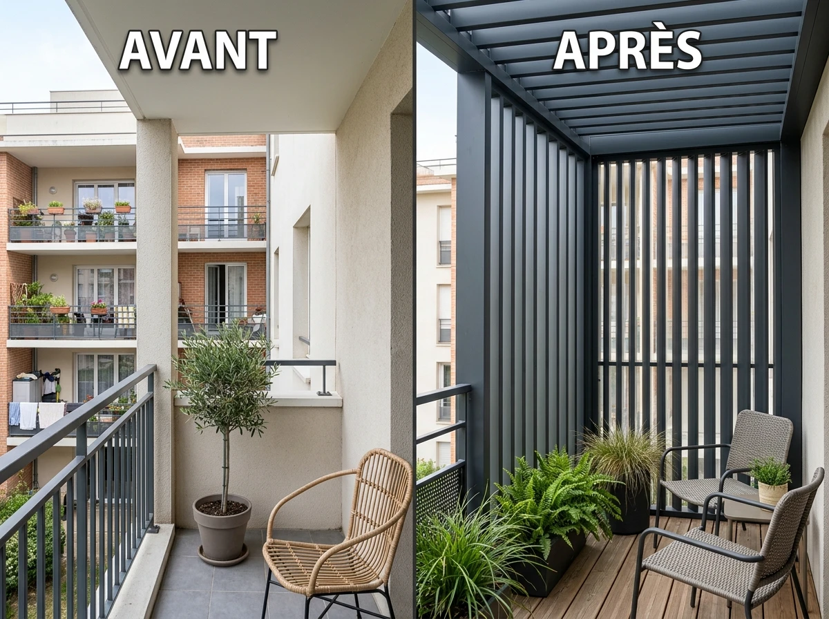 Claustra Aluminium Lames Verticales