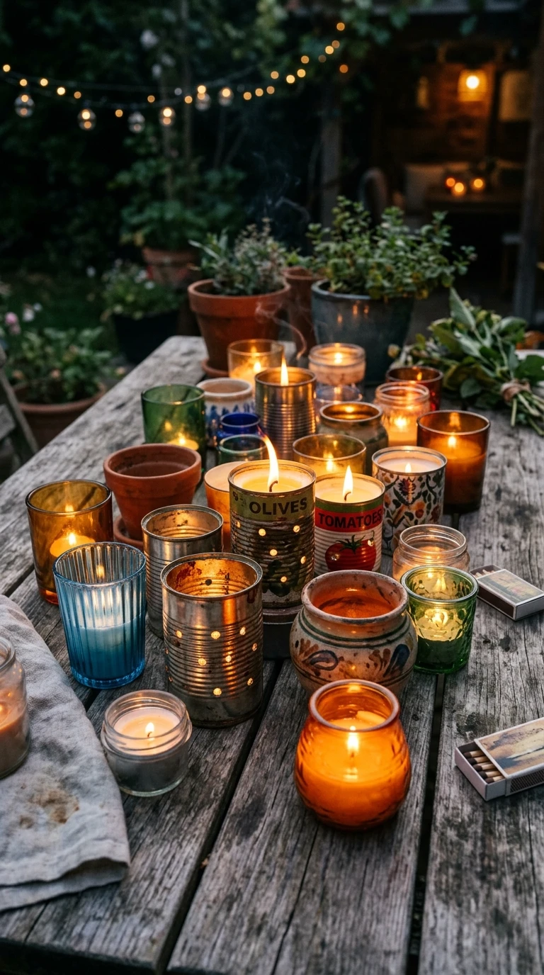 Collection de Bougies et Photophores Hétérogènes