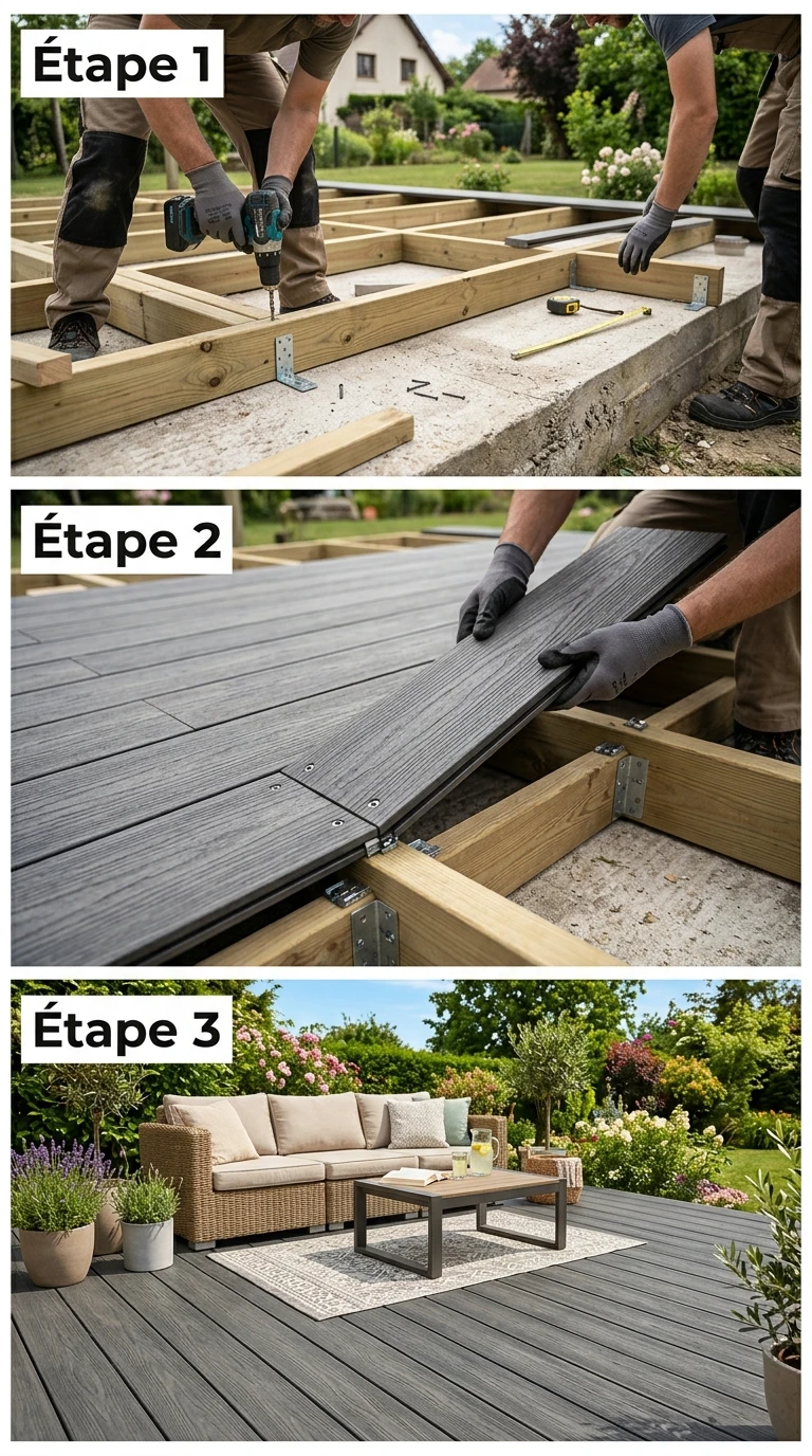 Composite Nouvelle Génération Effet Bois Brossé