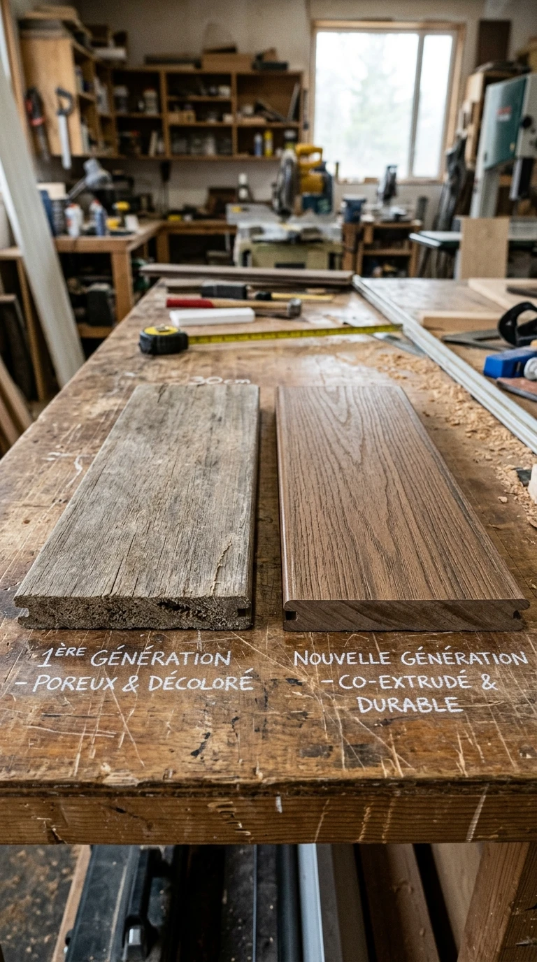 Composite Première Génération vs Nouvelle Génération