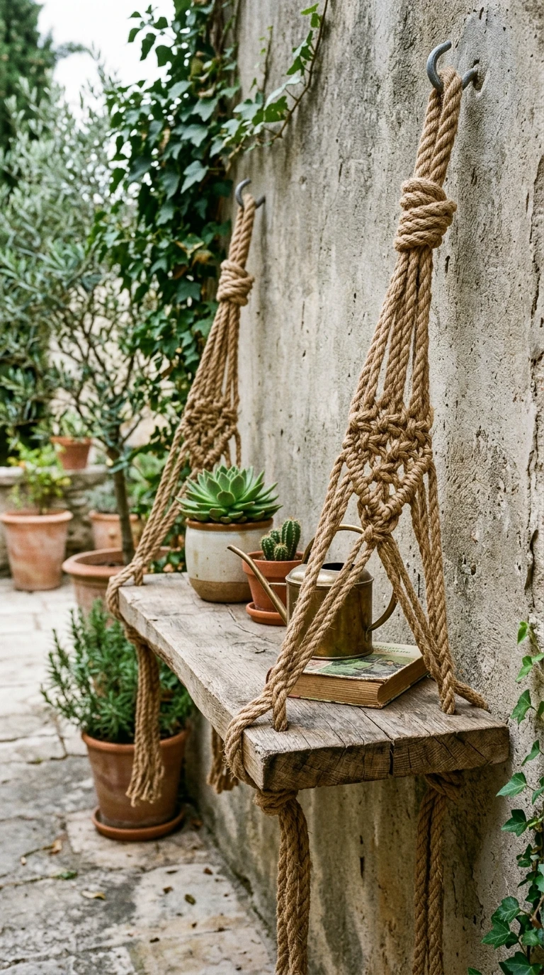 Corde de Jute et Macramé Architectural