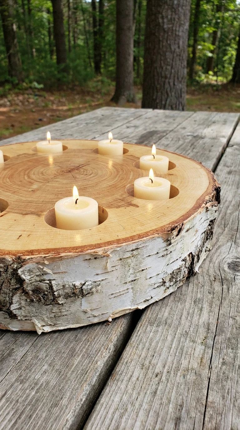 Coupe Bois de Bouleau pour les Bougies