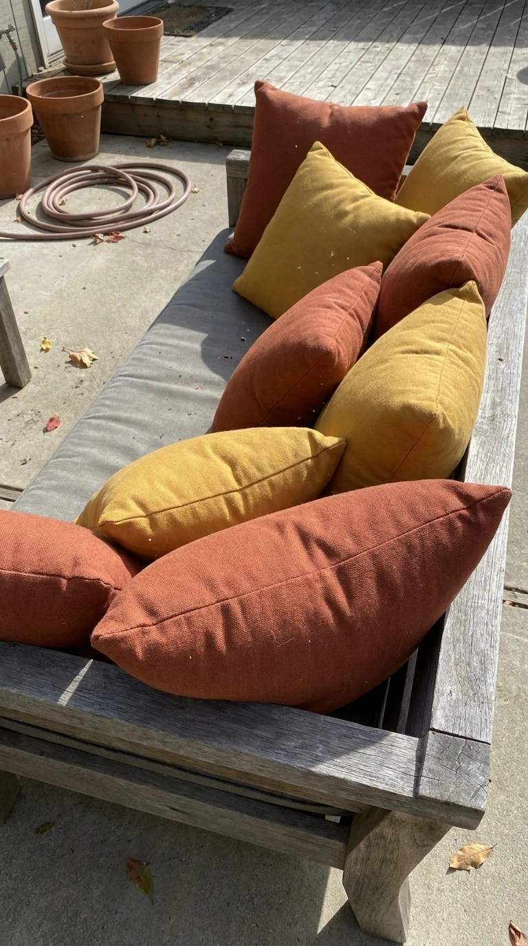 Coussins Extérieurs en Tissu Sunbrella : La Couleur qui Parle