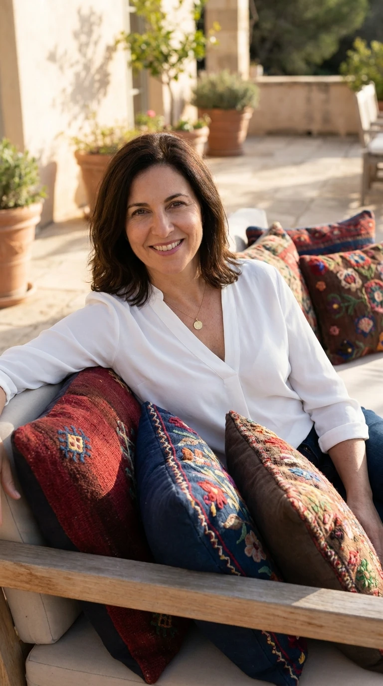 Coussins Tissage Traditionnel et Broderie Main