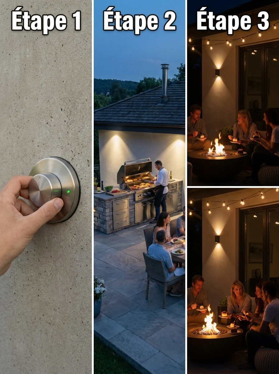 Dimmer Mural Extérieur pour les Circuits Fixes