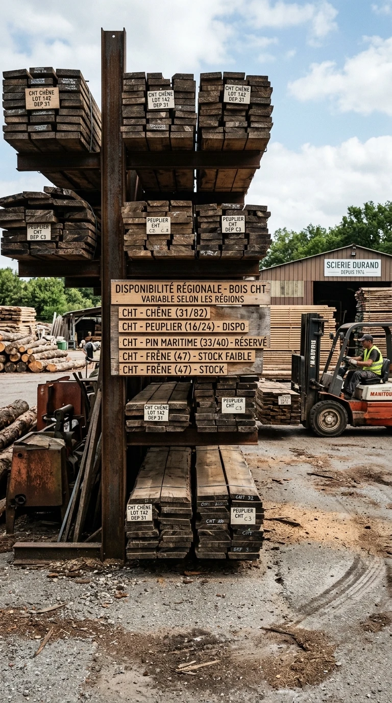 Disponibilité Variable selon les Régions