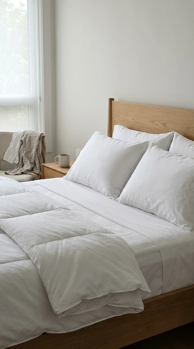 Du Linge de Lit de Qualité, Impeccablement Présenté