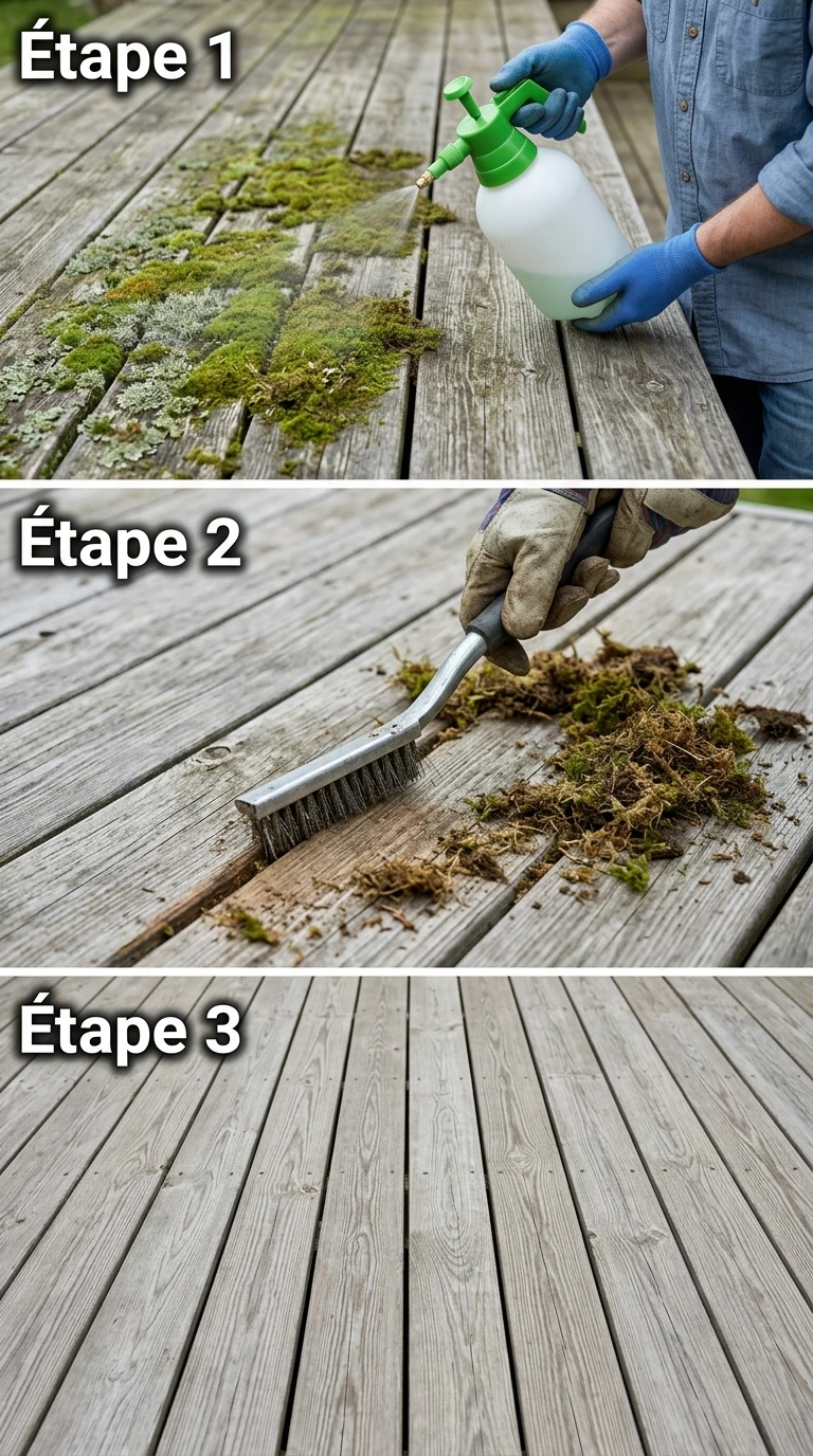 Élimination des Mousses et Lichens
