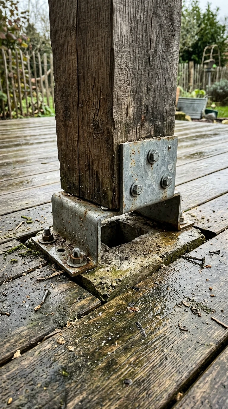 Espace de Ventilation Sous les Pieds de Poteaux