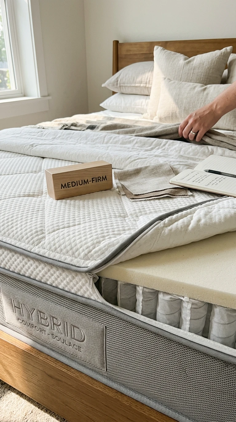 Étape 4 : Choisir le Matelas, La Décision la Plus Importante