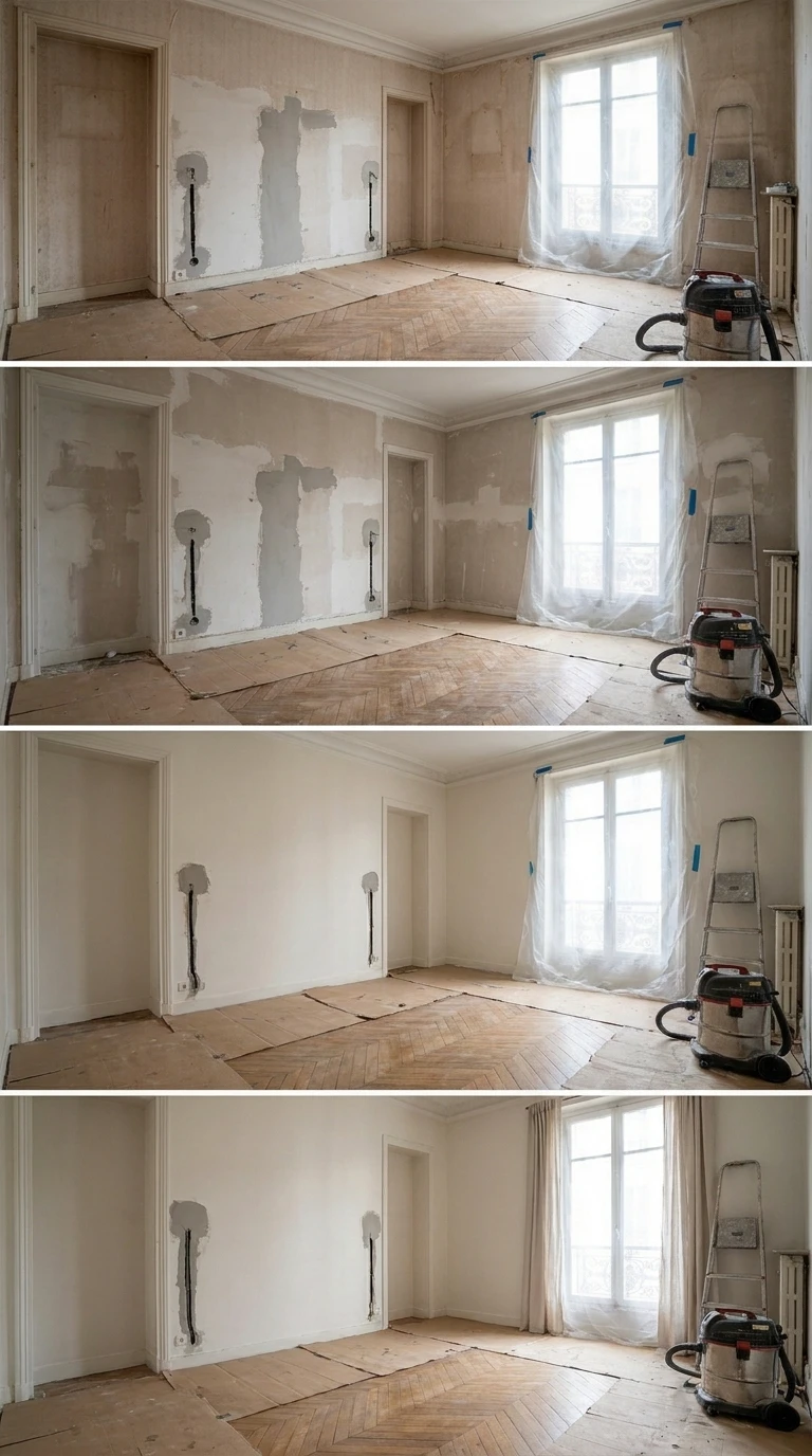 Étape 4 : Les Travaux de Gros Oeuvre en Premier