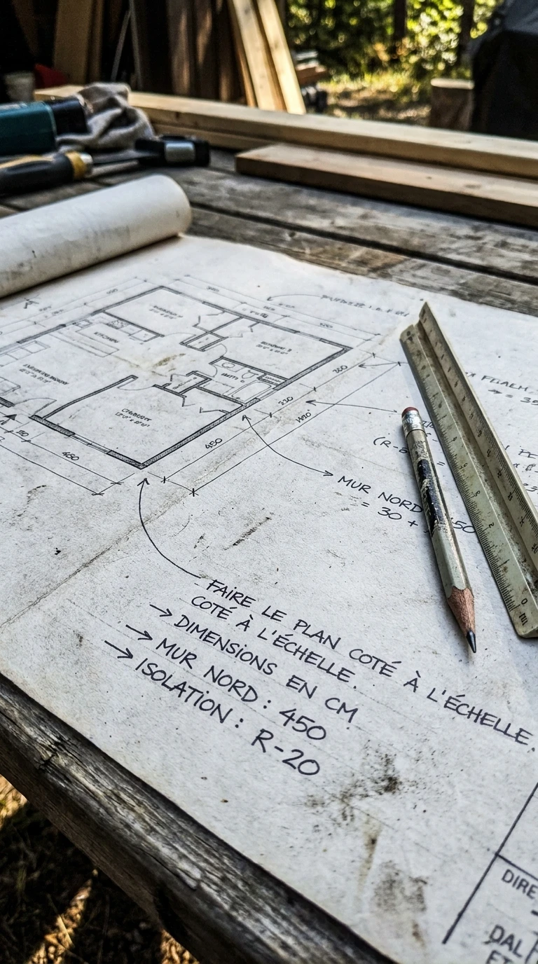 Faire le Plan Coté à l'Échelle