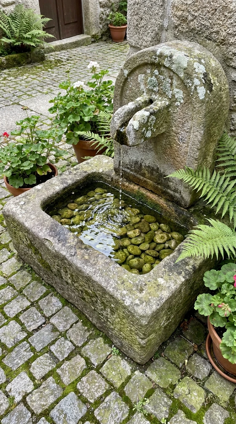 Fontaine de Jardin en Pierre ou Céramique