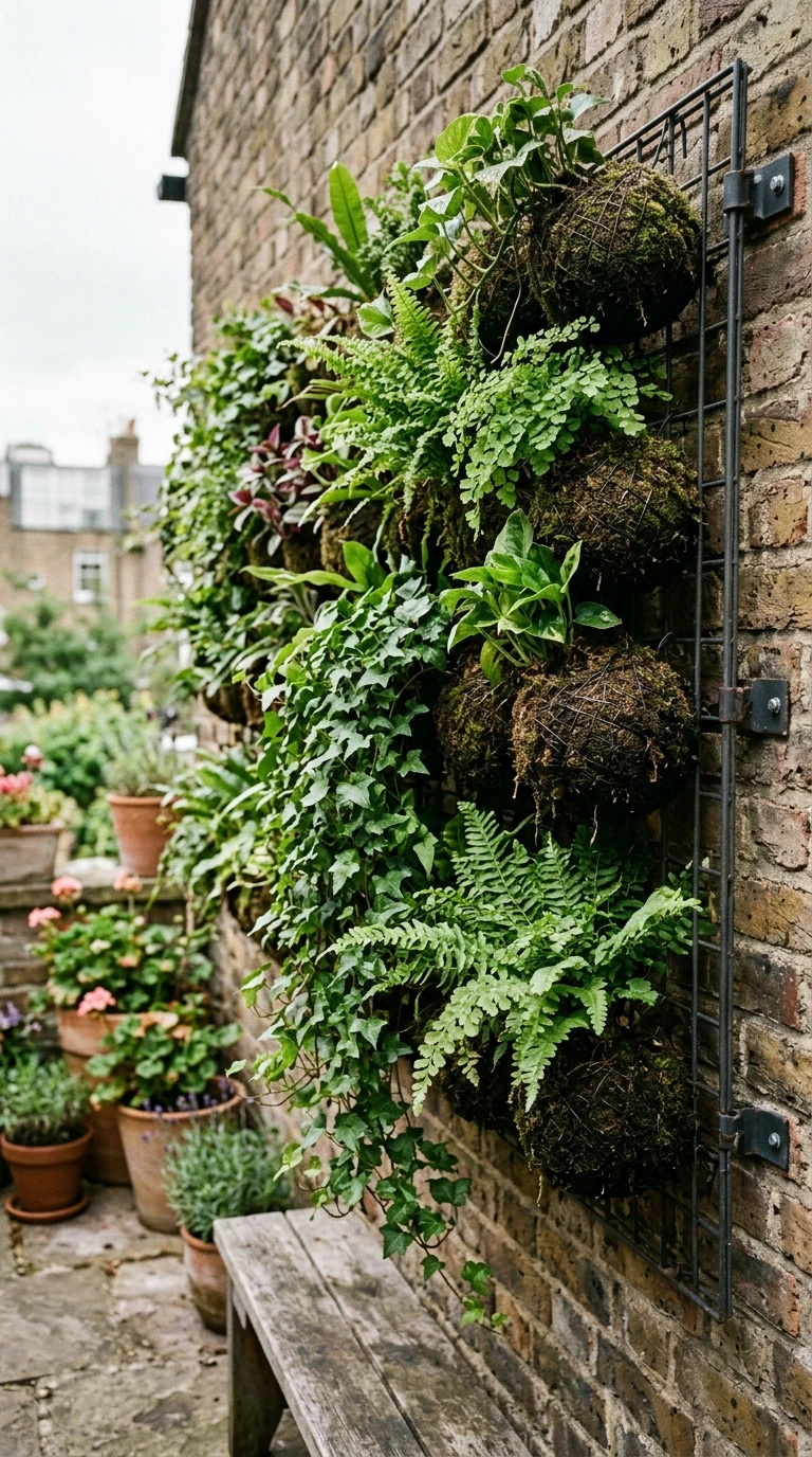 Green Wall Modulaire avec Substrat Kokodama