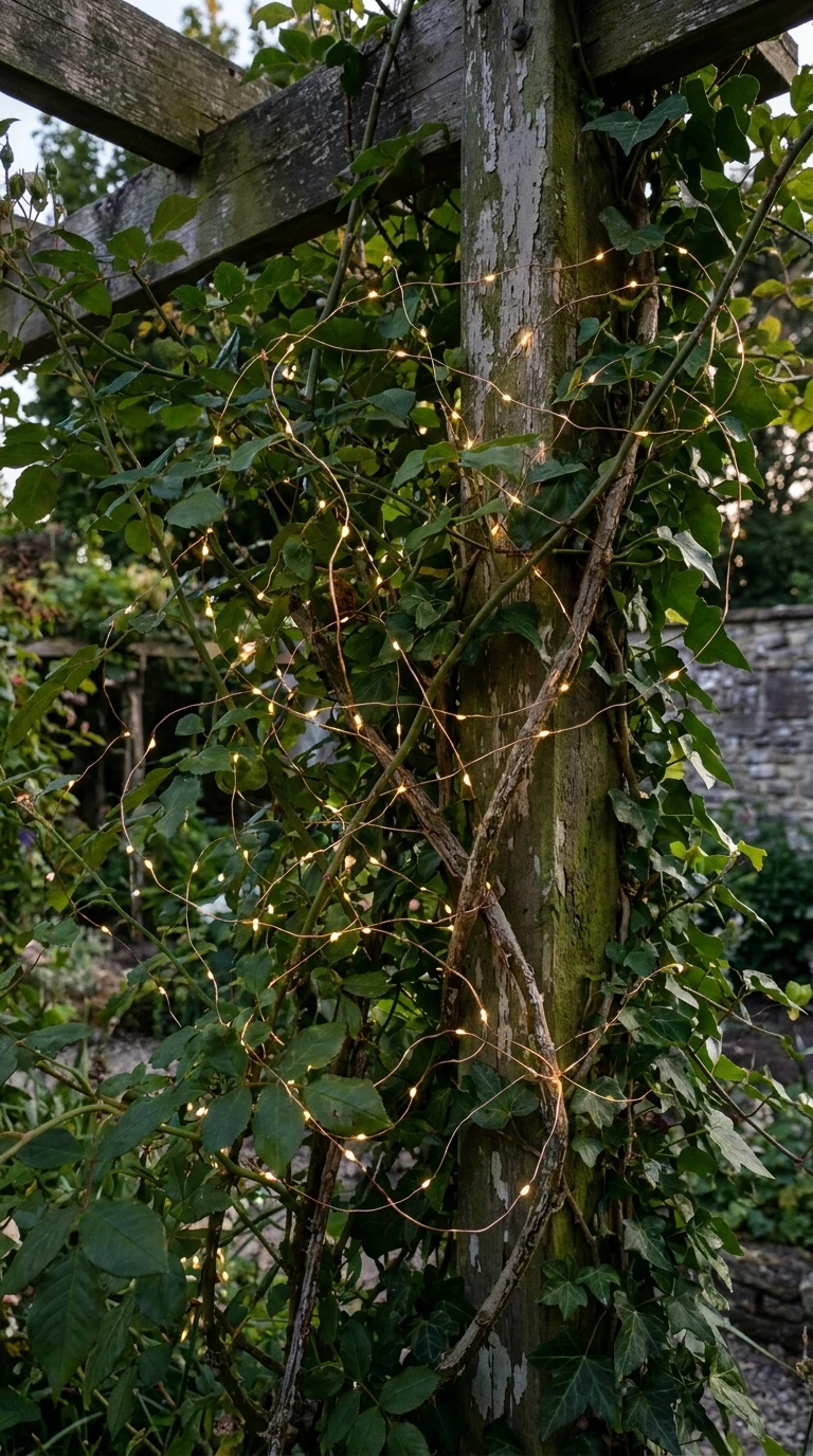 Guirlandes dans les Plantes Grimpantes