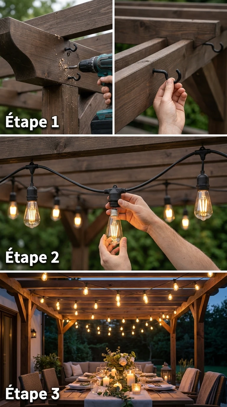 Guirlandes LED Ampoules Vintage en Festons