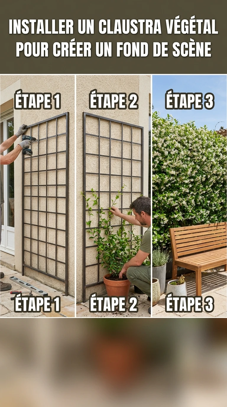 Installer un Claustra Végétal pour Créer un Fond de Scène