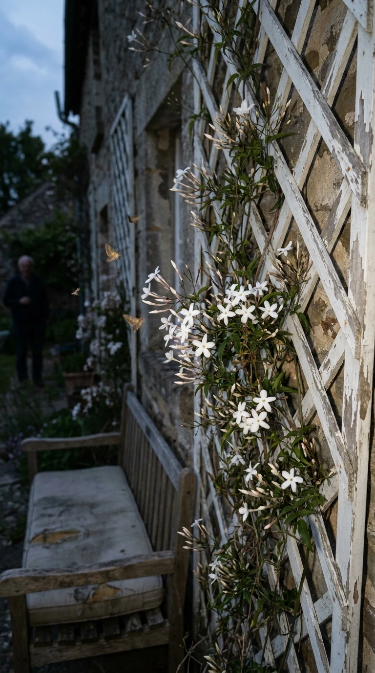 Jasmin Officinale sur Treille - Parfum du Soir