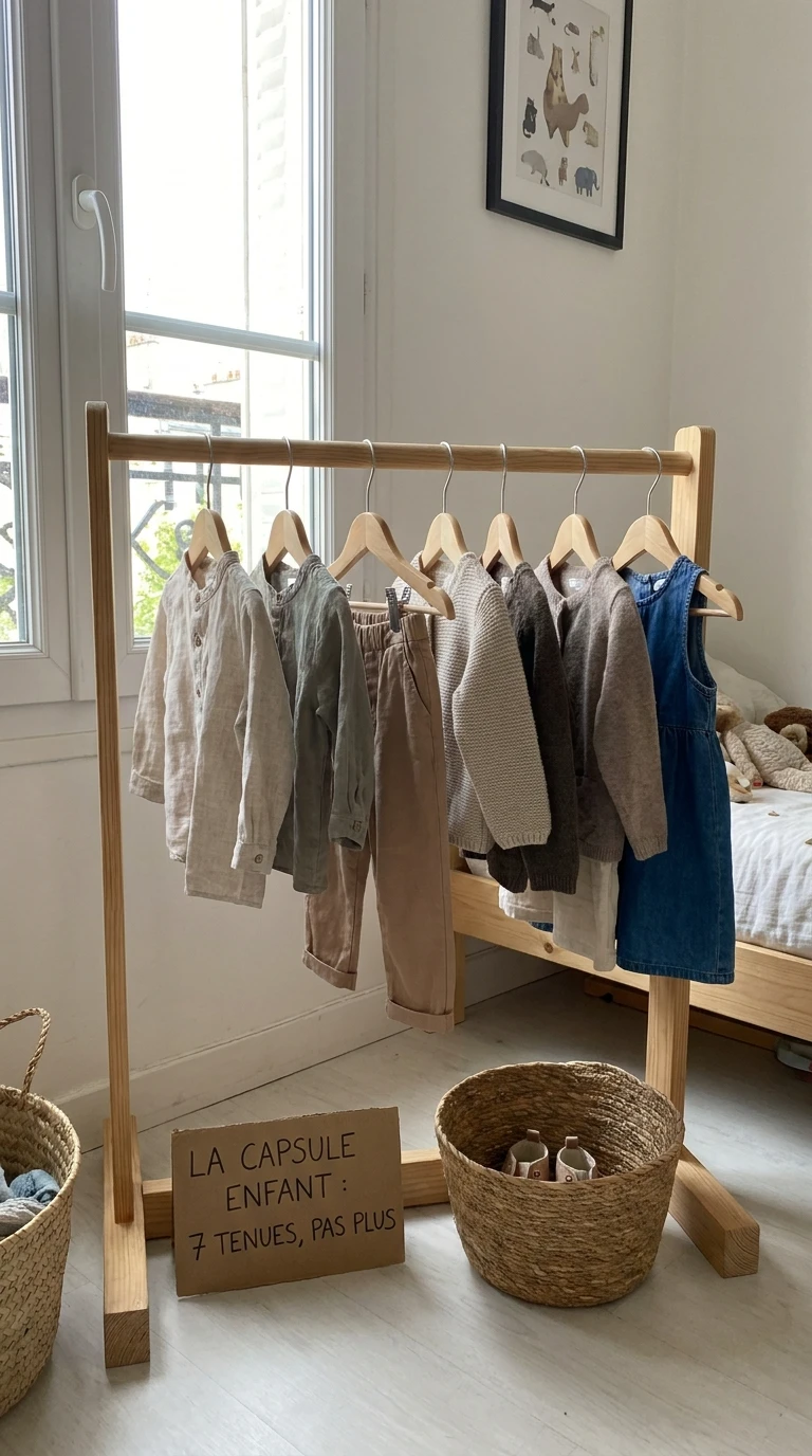 La Capsule Enfant : 7 Tenues, Pas Plus