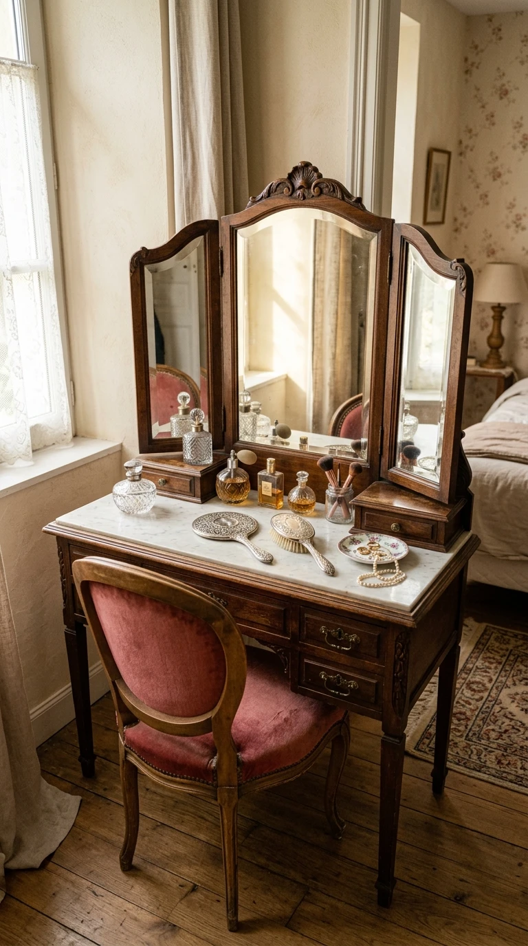 La Coiffeuse Ancienne ou Vintage
