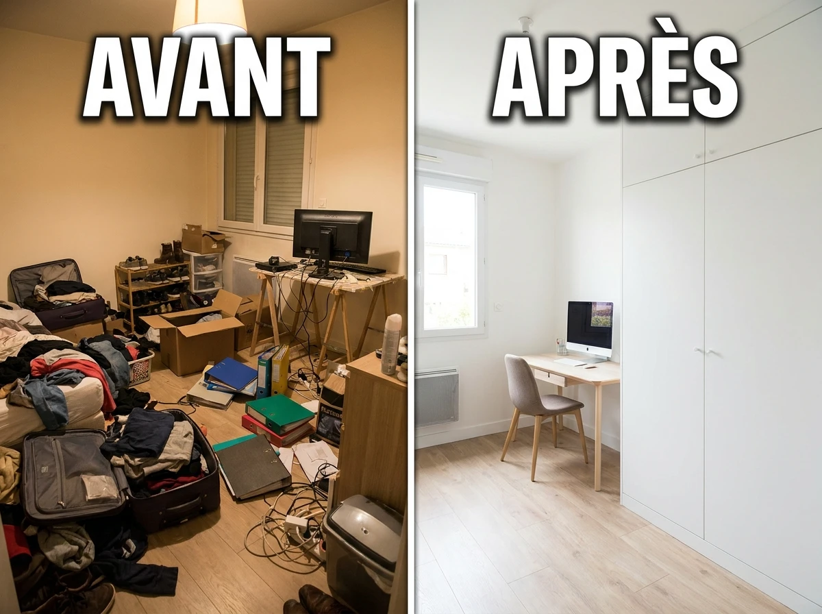 La Double Vie : Dressing / Bureau