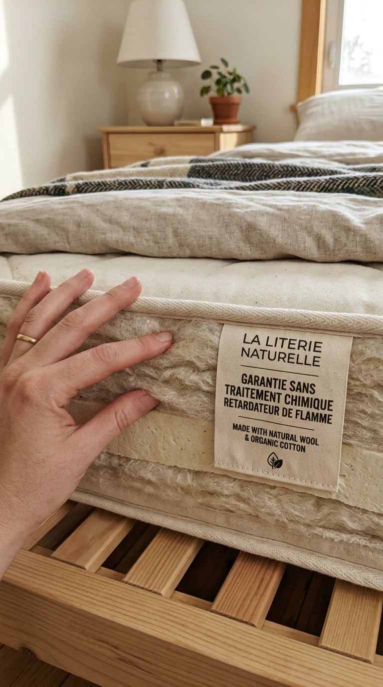 La Literie sans Traitement Chimique Retardateur de Flamme