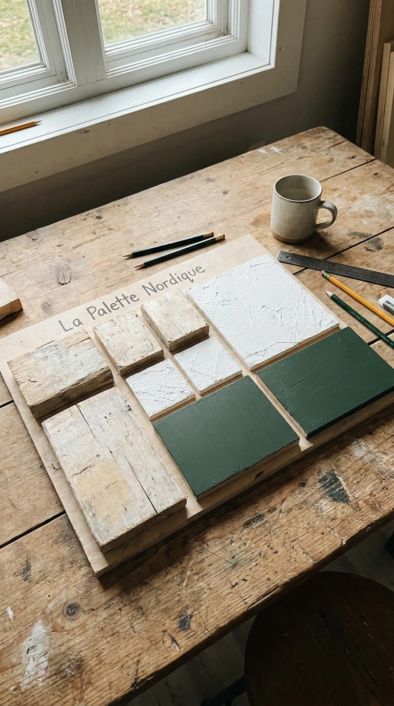 La Palette Nordique - Blanc, Bois et Vert Forêt