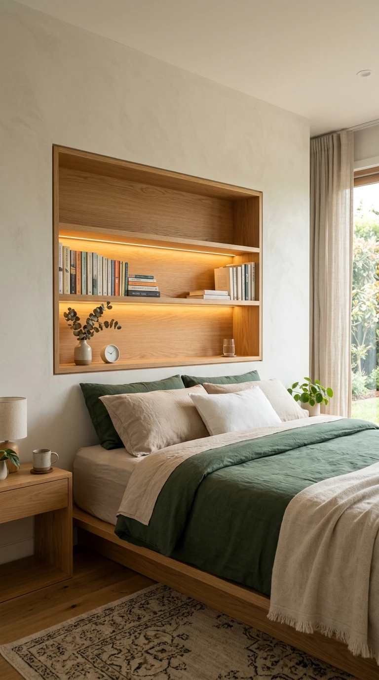La Tête de Lit Intégrée au Mur