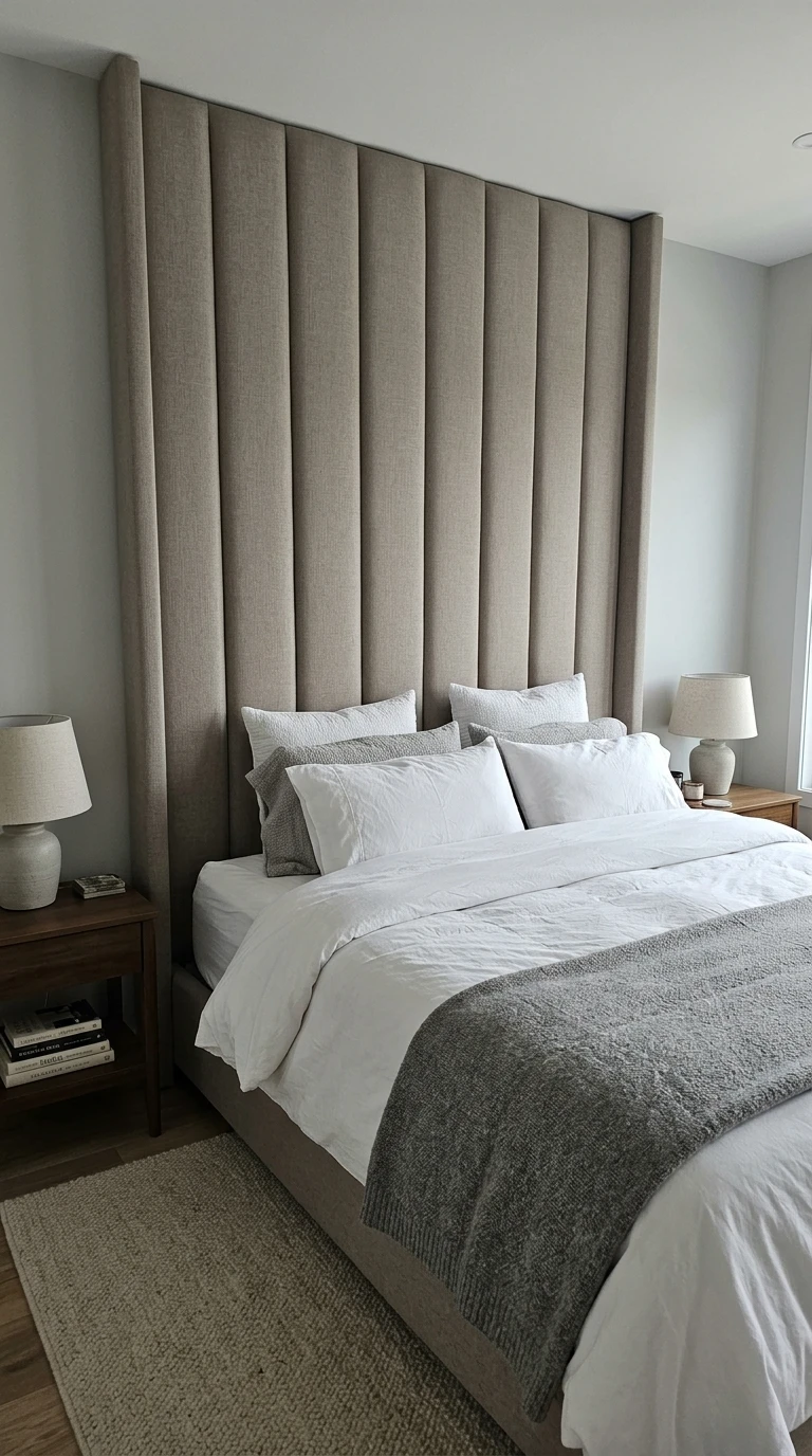 La Têtière de Lit Rembourrée : Textile et Mobilier en Un