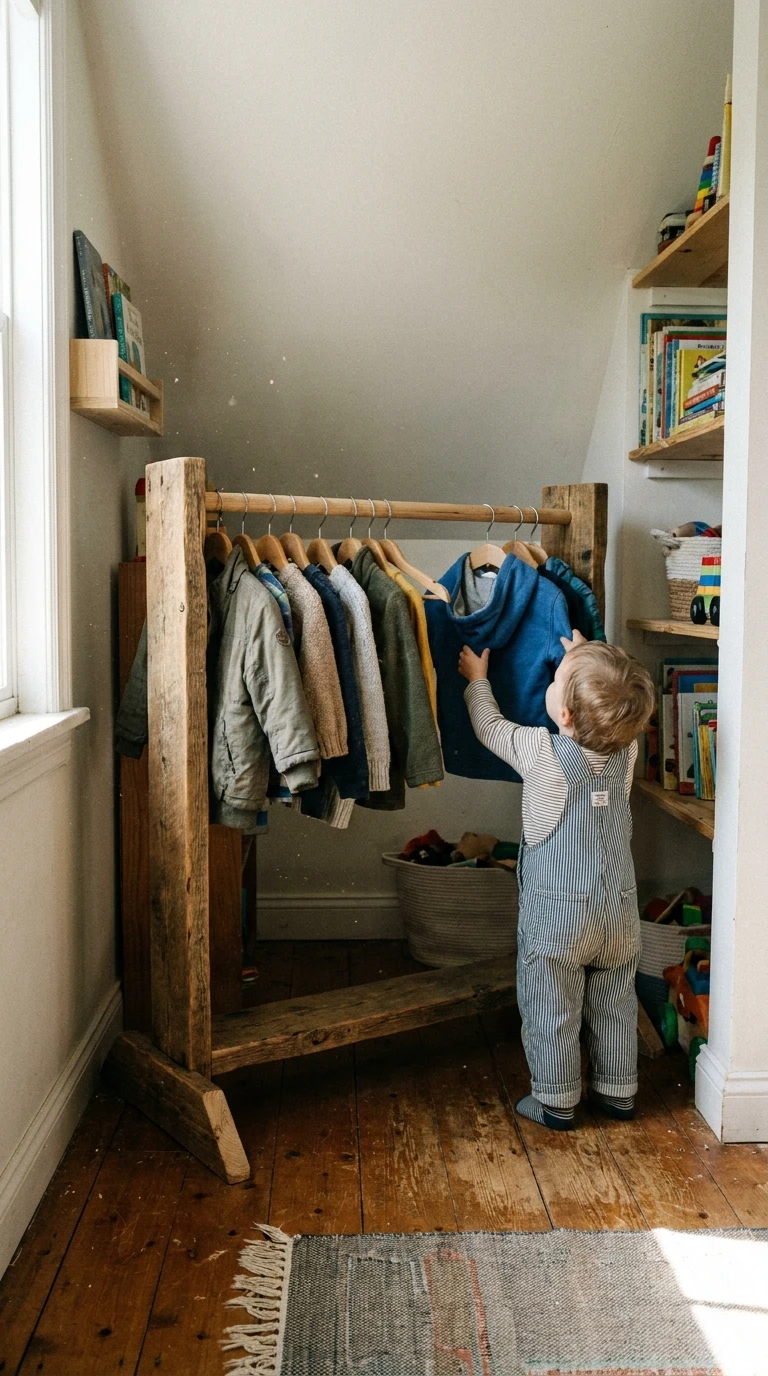 La Tringle Basse à Hauteur d'Enfant